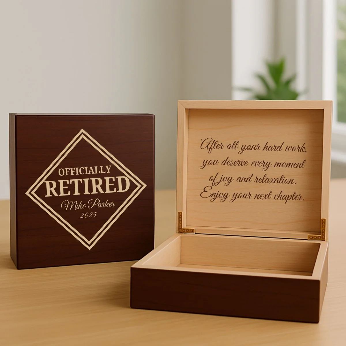 Retirement Keepsake Box