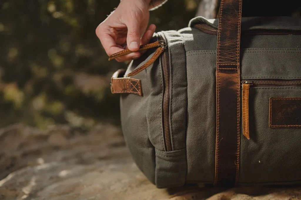 Rugged Personalized Excursion Canvas Duffle Bag - Image 10