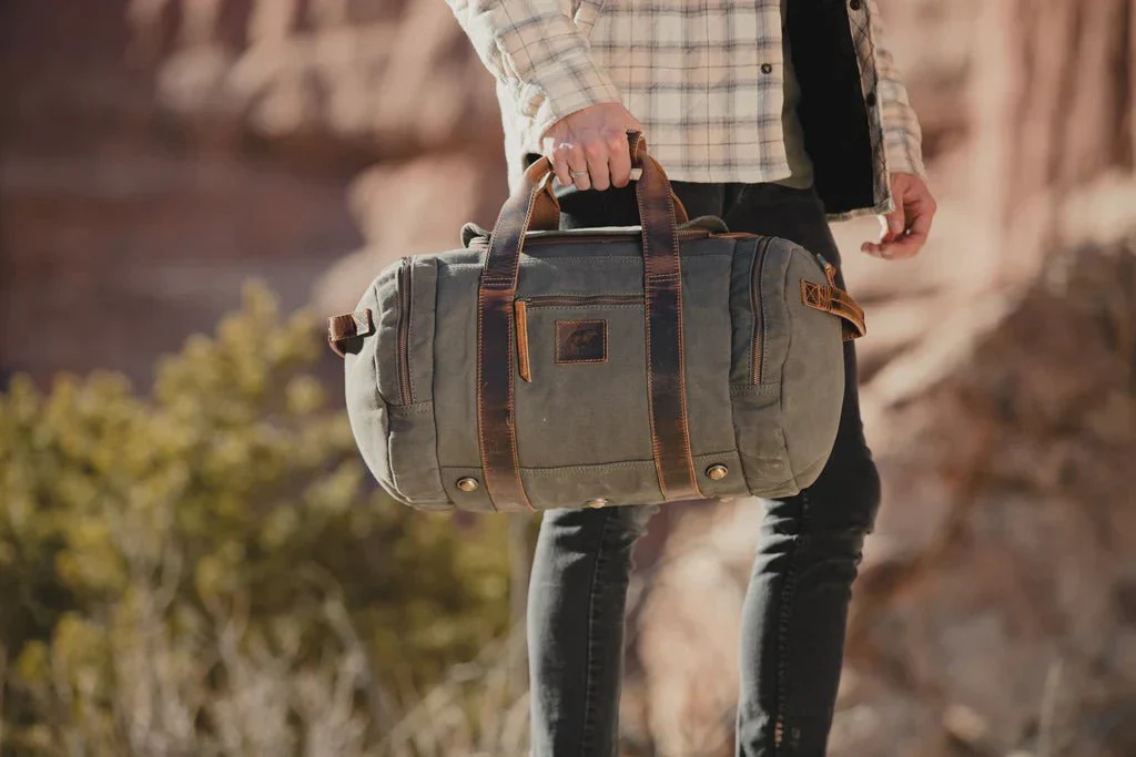Rugged Personalized Excursion Canvas Duffle Bag - Image 16