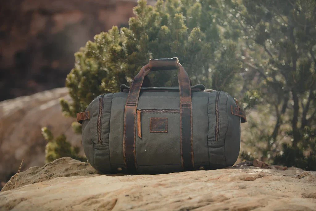 Rugged Personalized Excursion Canvas Duffle Bag - Image 17