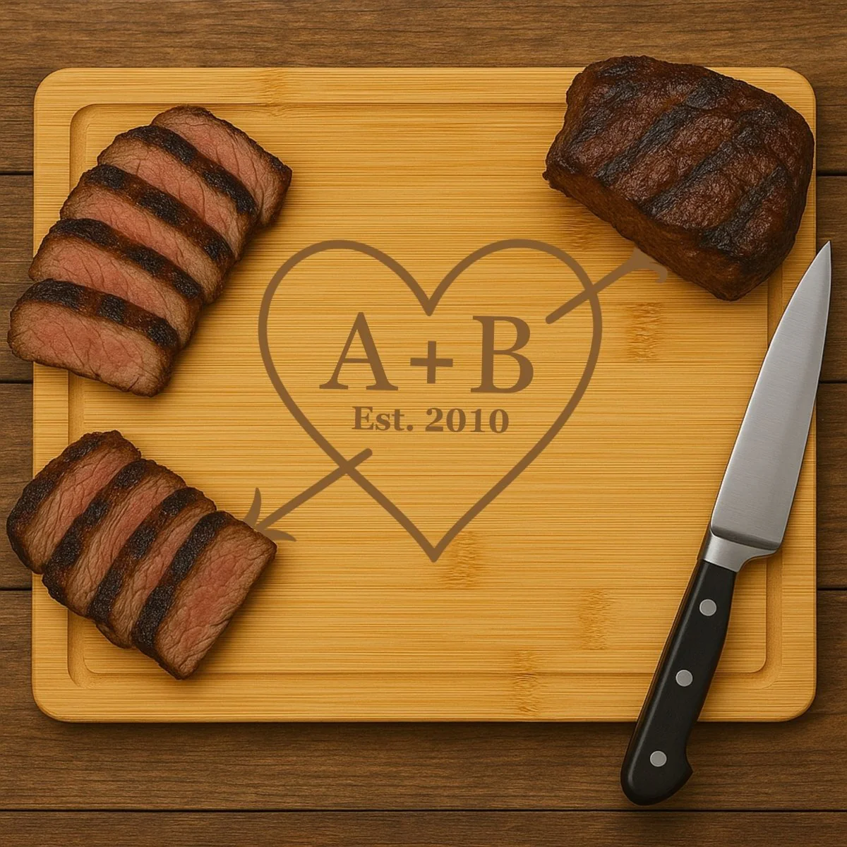 Seasoned With Love Anniversary Cutting Board - Image 5