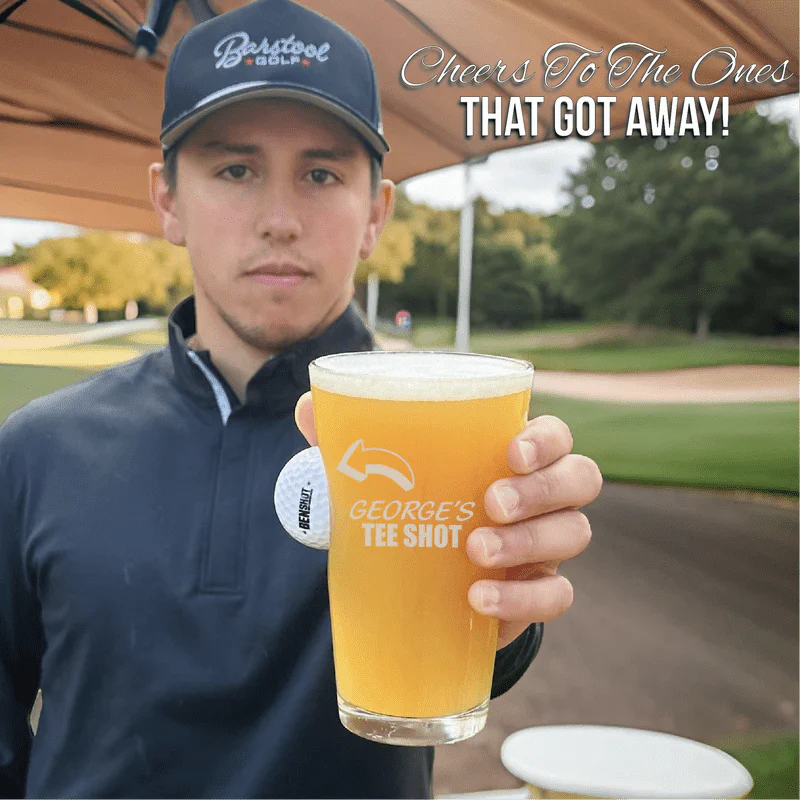 Swing and Sip Golf Ball Pint Glass - Image 4