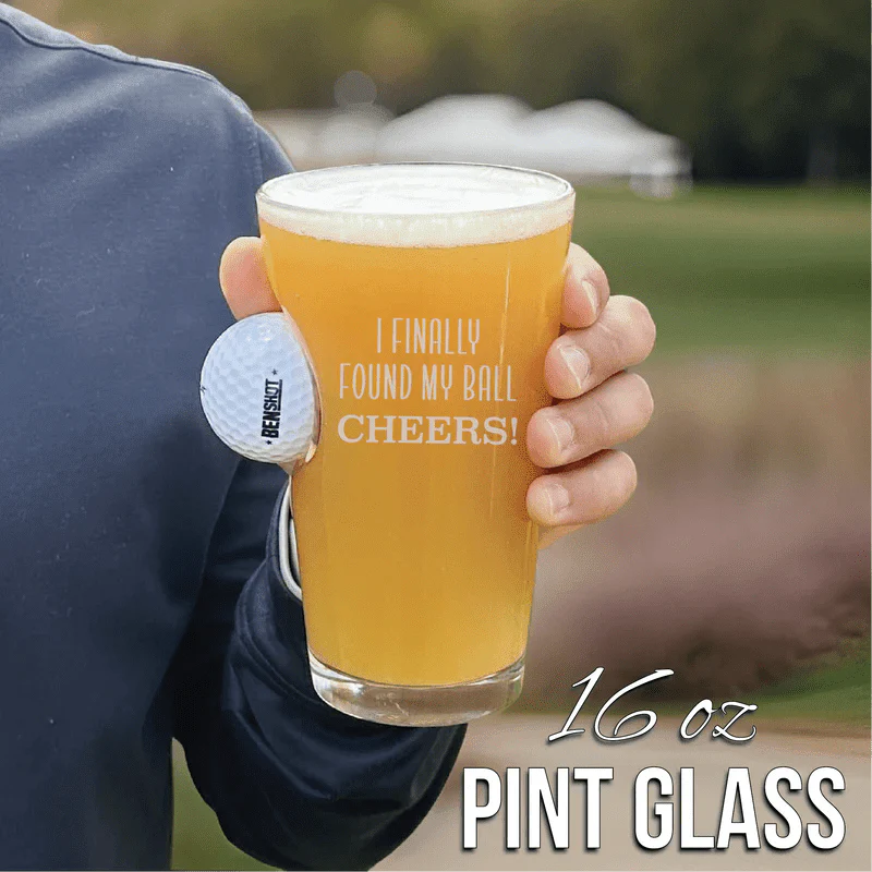 Swing and Sip Golf Ball Pint Glass - Image 5