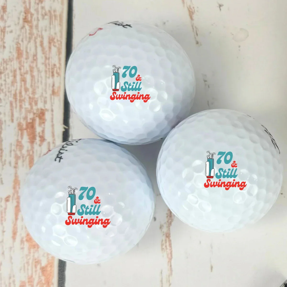 Swinging Birthday Golf Balls - Image 6