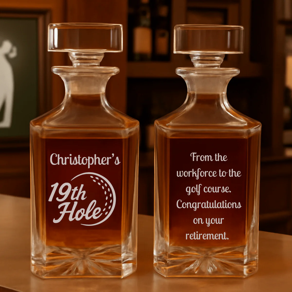 The 19th Hole Golf Decanter - Image 4