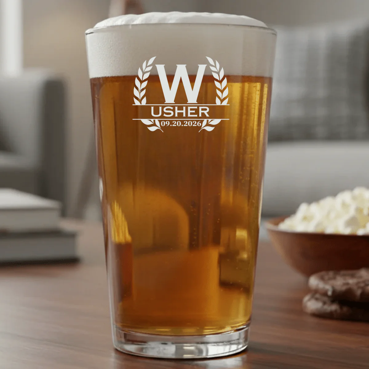 The Signature Groomsmen Pint Glass