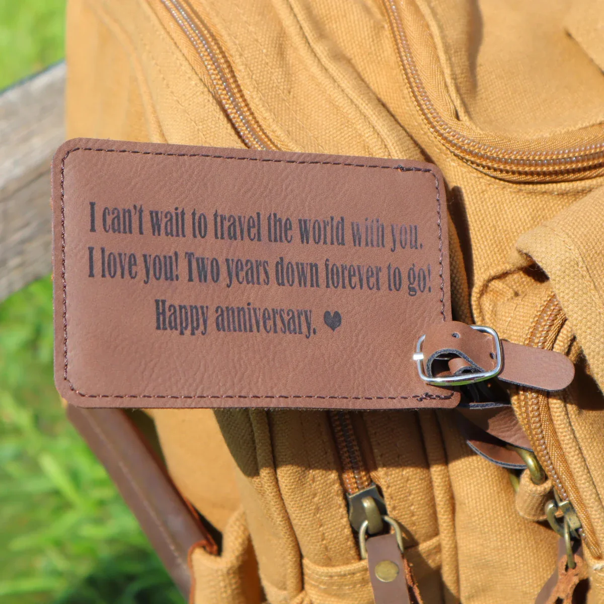Thoughtful Personalized Duffle Bag with Custom Message - Image 3
