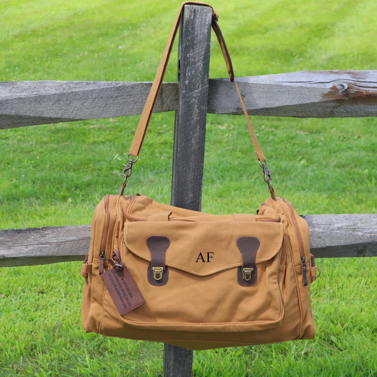 Thoughtful Personalized Duffle Bag with Custom Message - Image 4