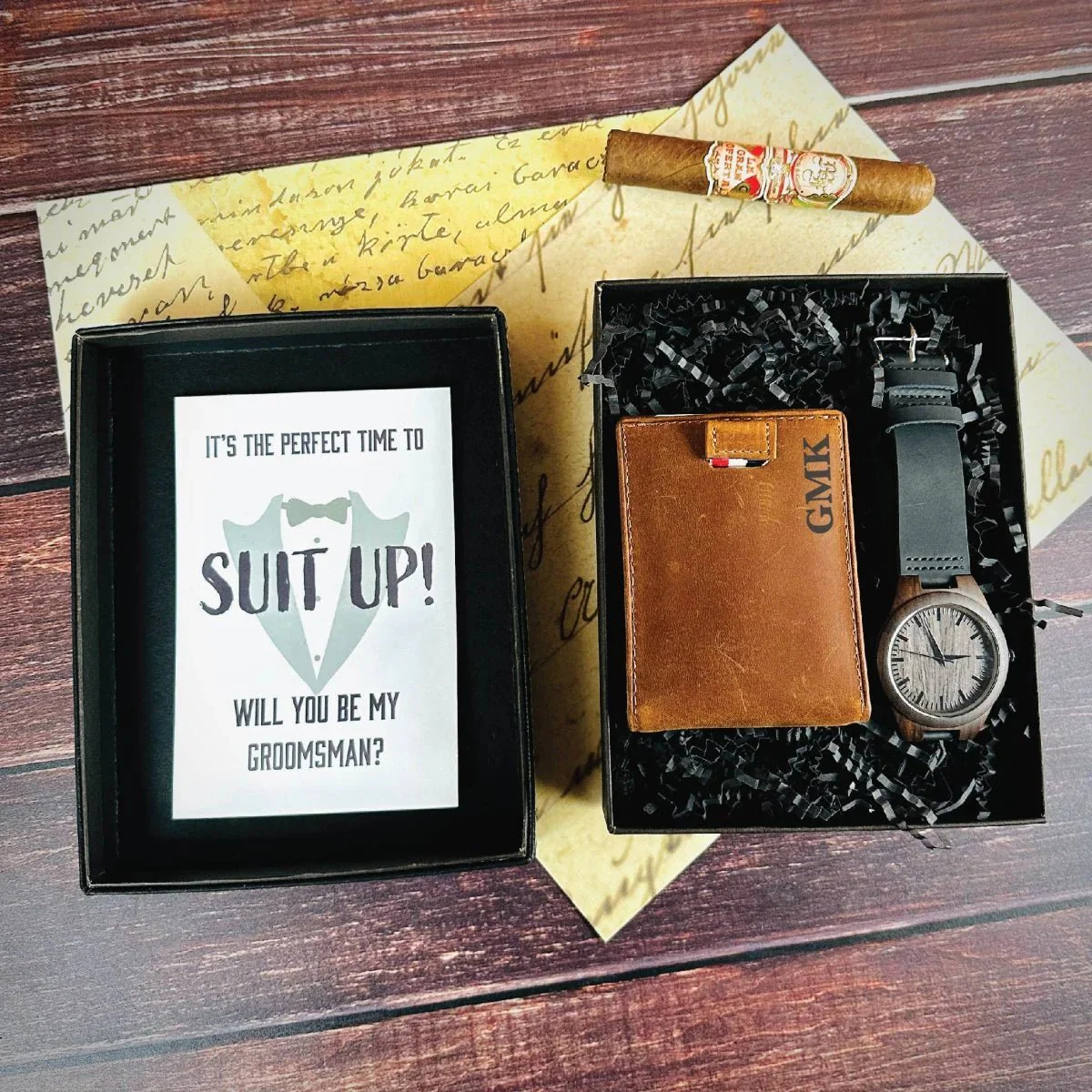 Timekeeper Groomsmen Proposal Box Set - Image 5