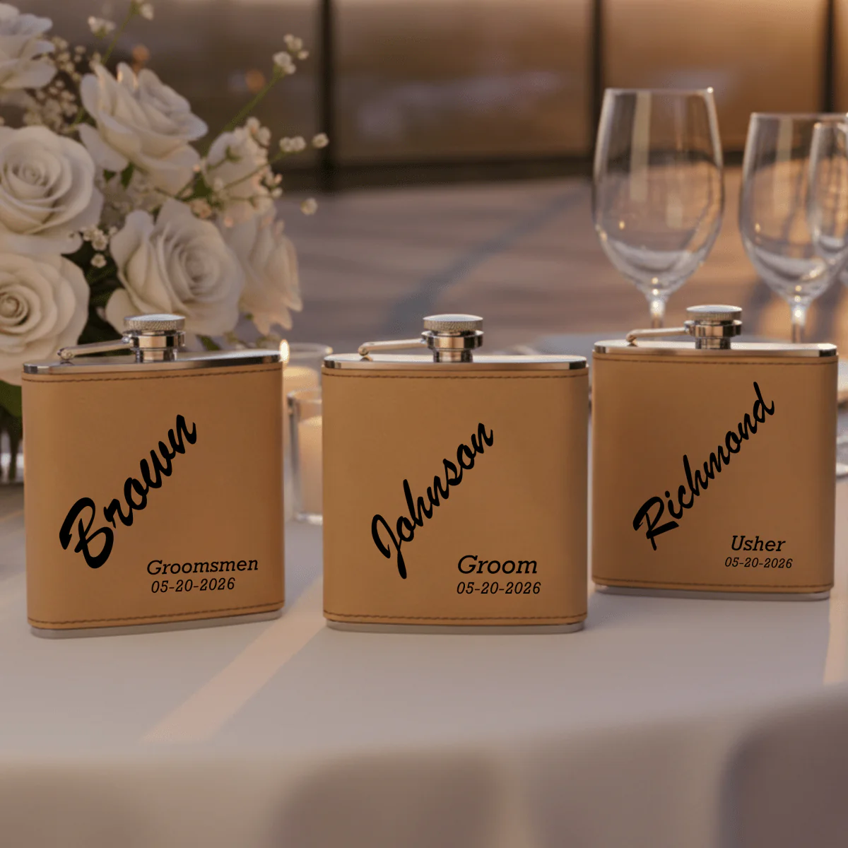 Trailblazer Groomsmen Flask - Image 6