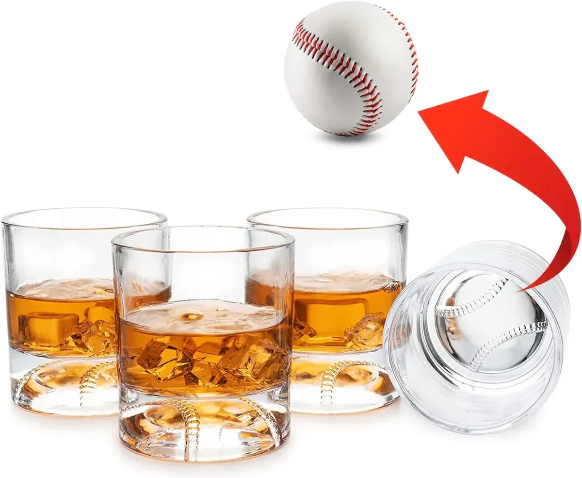 Personalized Baseball Bat Decanter Set - Image 10