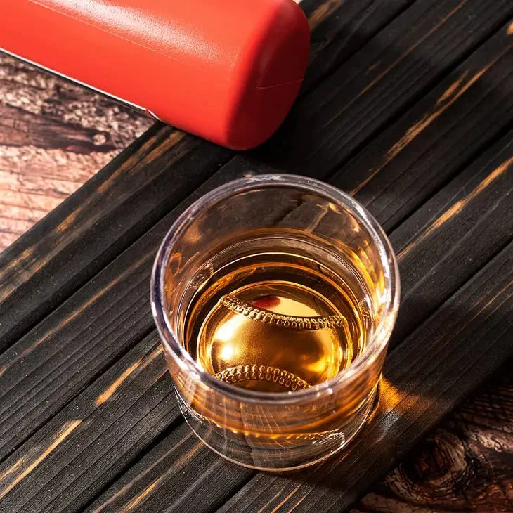 Personalized Baseball Bat Decanter Set - Image 3