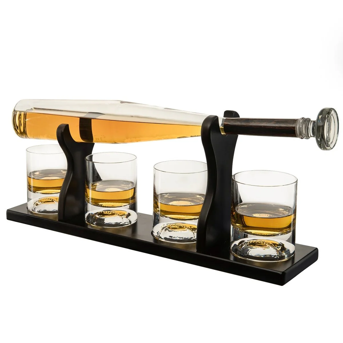 Personalized Baseball Bat Decanter Set - Image 9