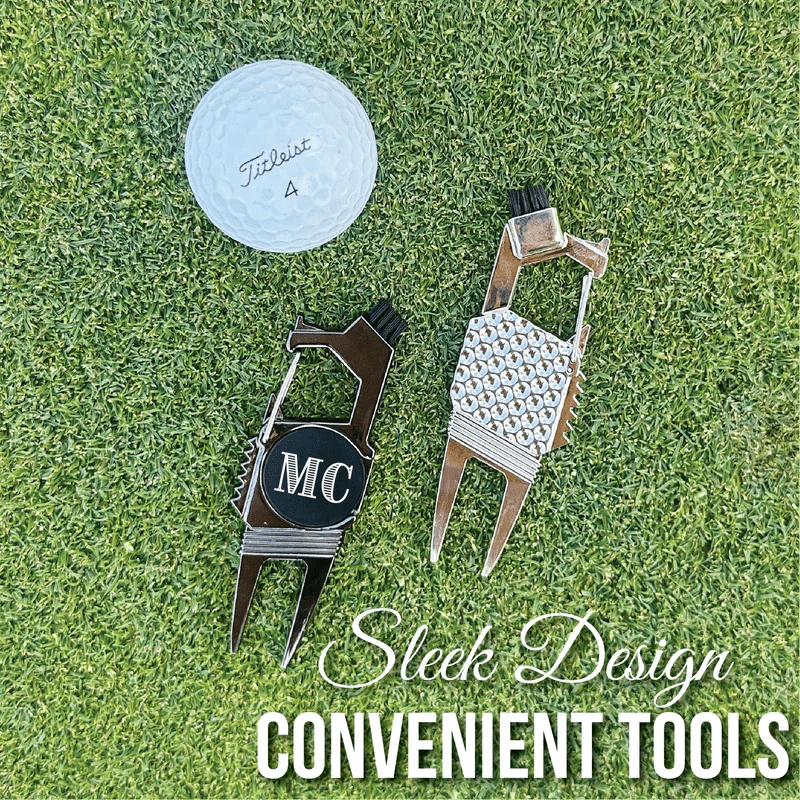 Versatile Monogrammed Golf Multi Tool – 5-in-1 Custom Divot Tool - Image 3