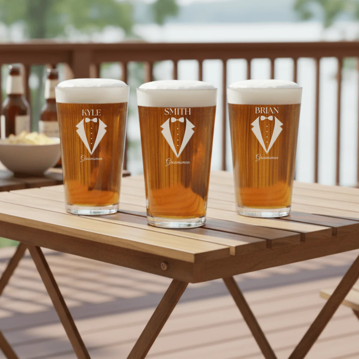 Wedding Party Pint Glass - Image 3